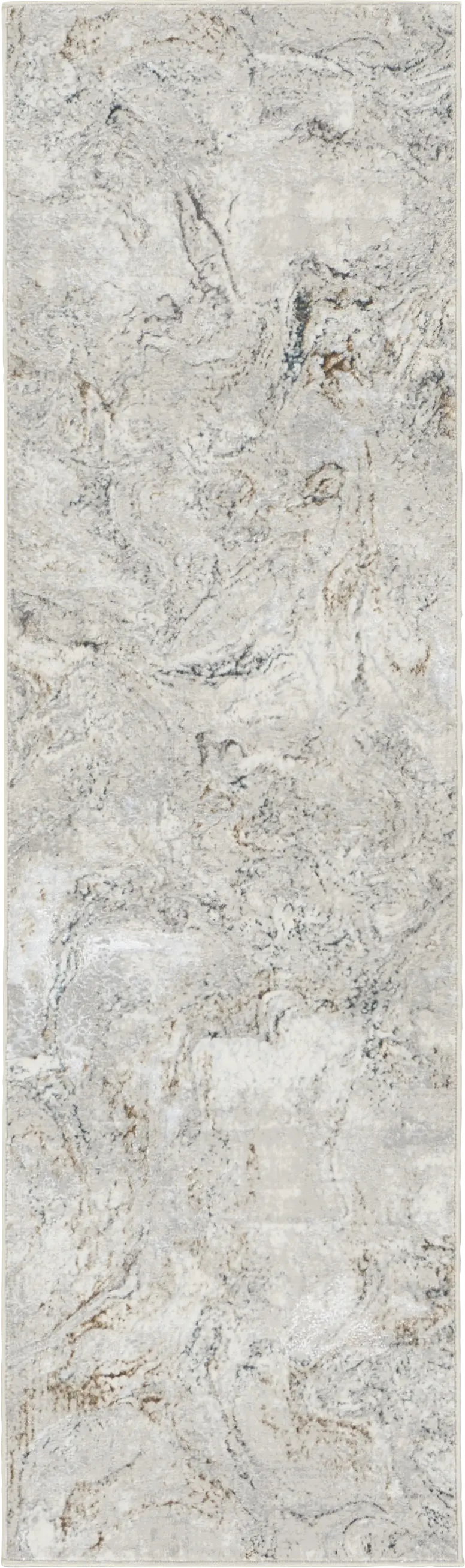 Woodport Gray 2'3 x 7'6 Runner Rug