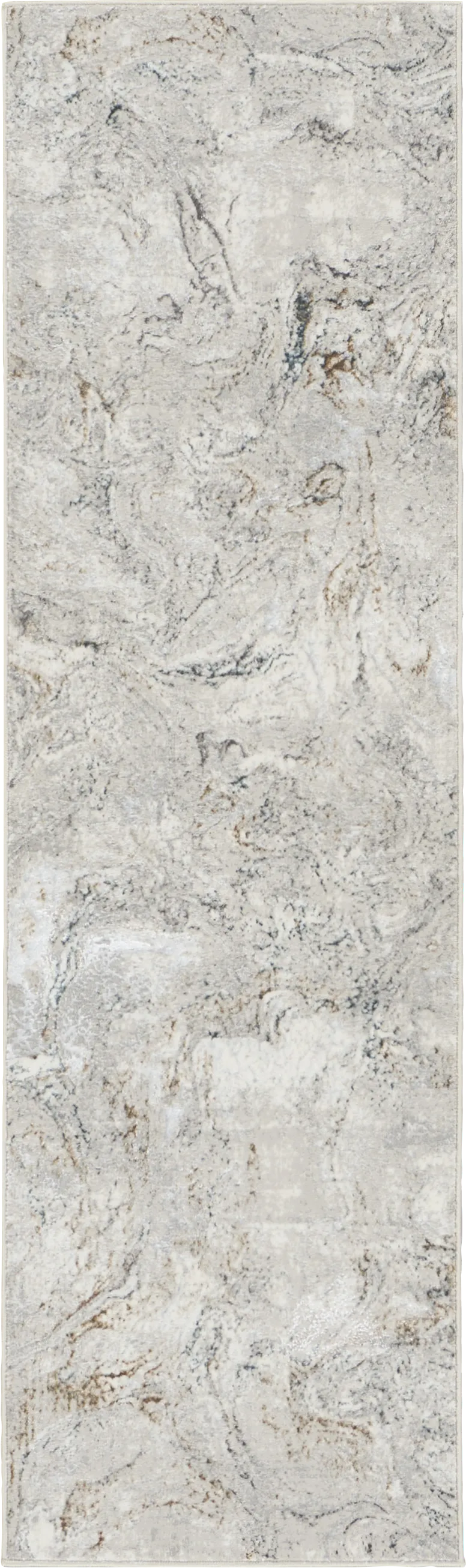 Woodport Gray 2'3 x 7'6 Runner Rug - Image 1