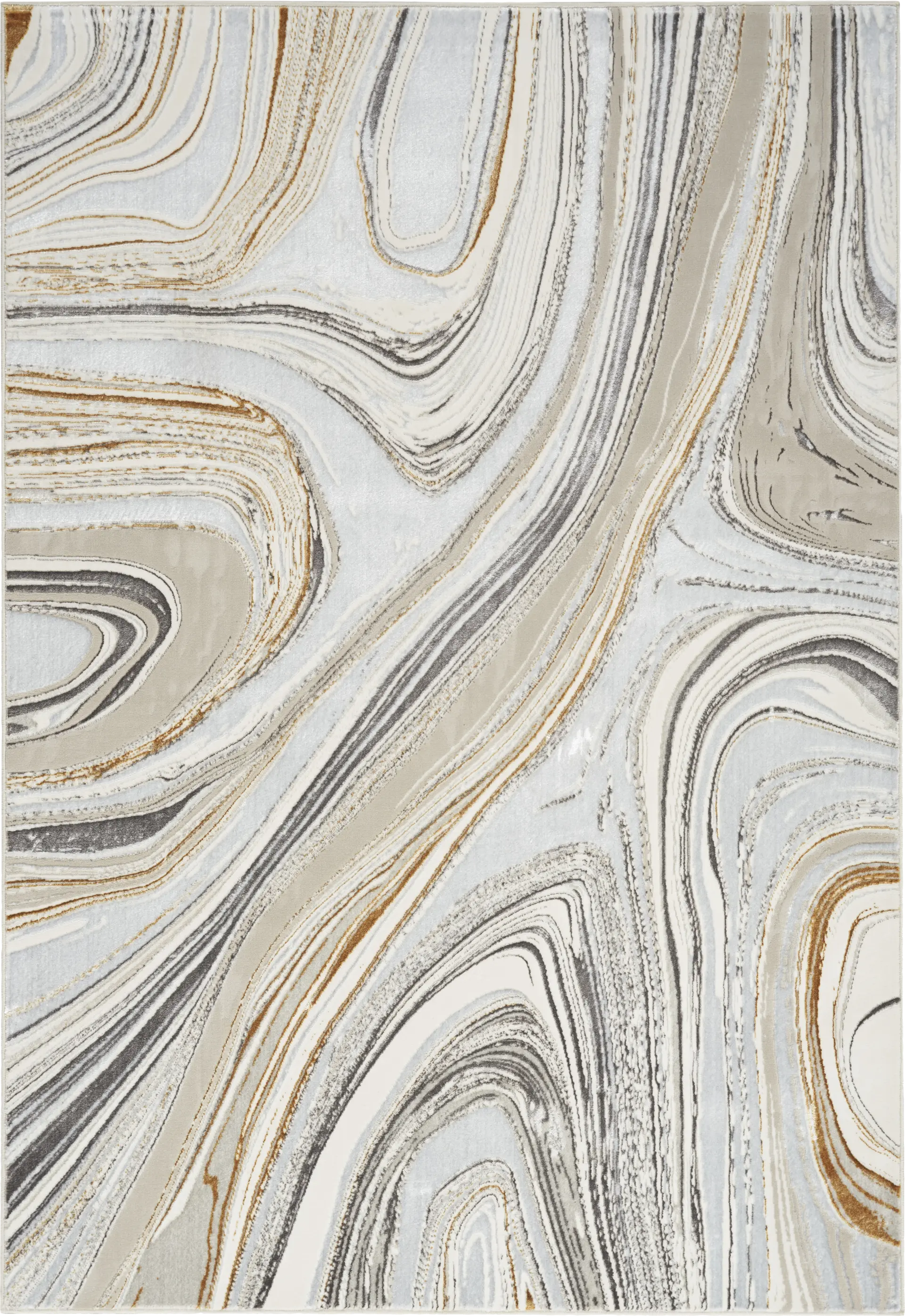 Shepdell Gray/Gold 5'3 x 7'3 Rug