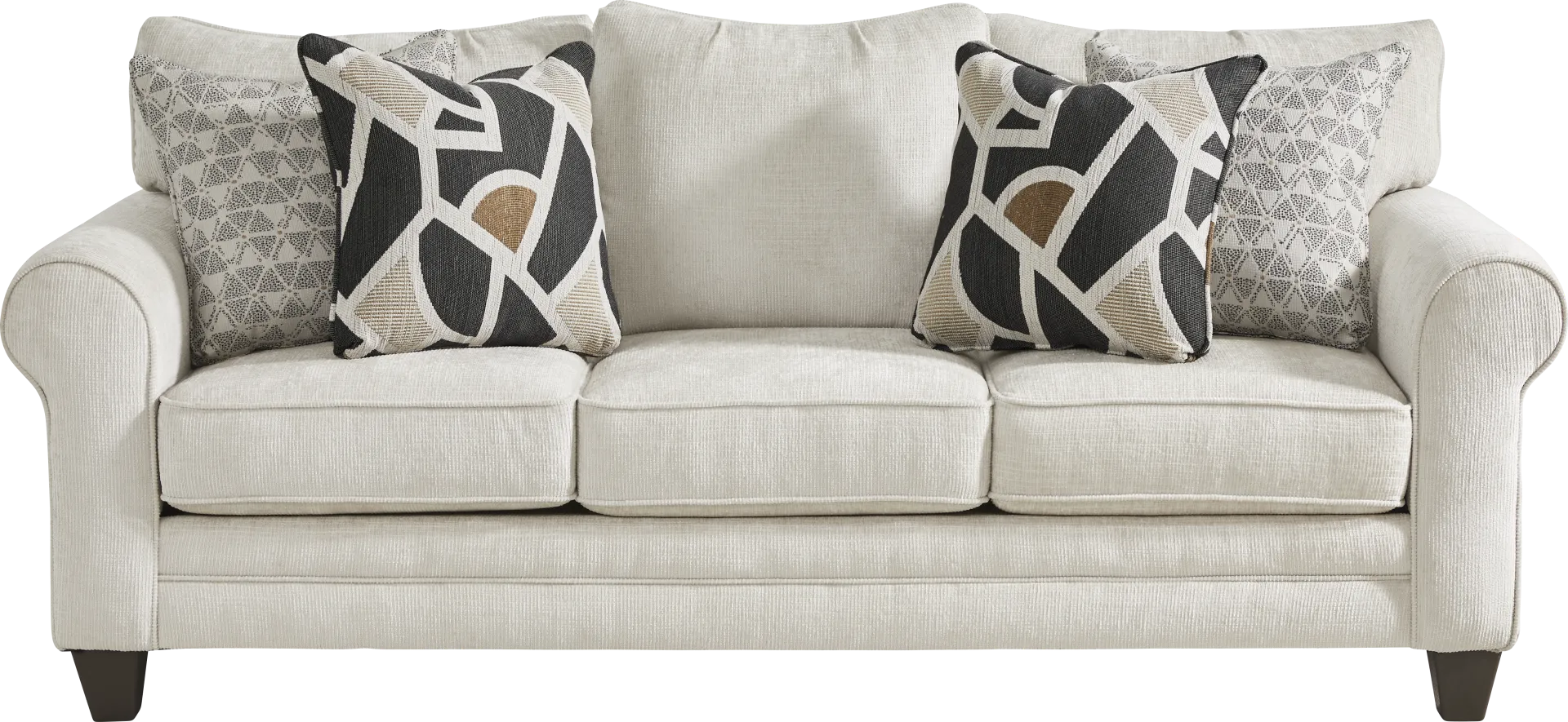 Salgado Beige 7 Pc Living Room with Sleeper Sofa - Image 2