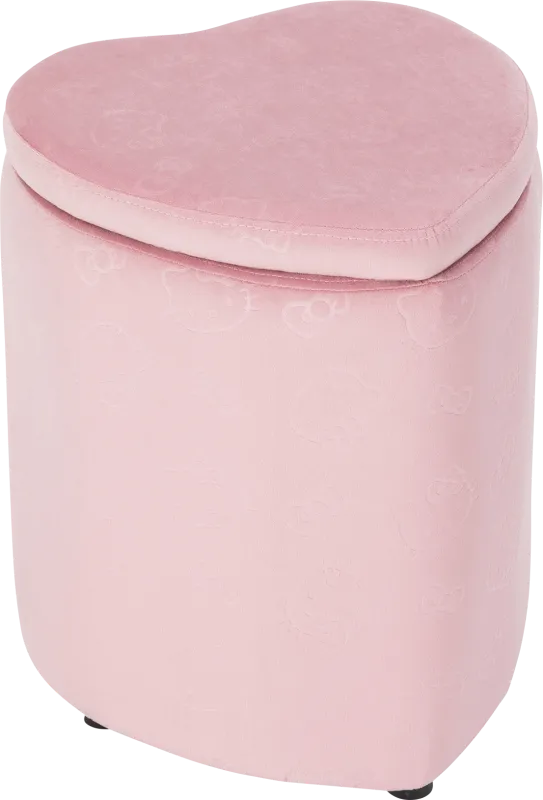 Kids Hello Kitty Pink Vanity Ottoman