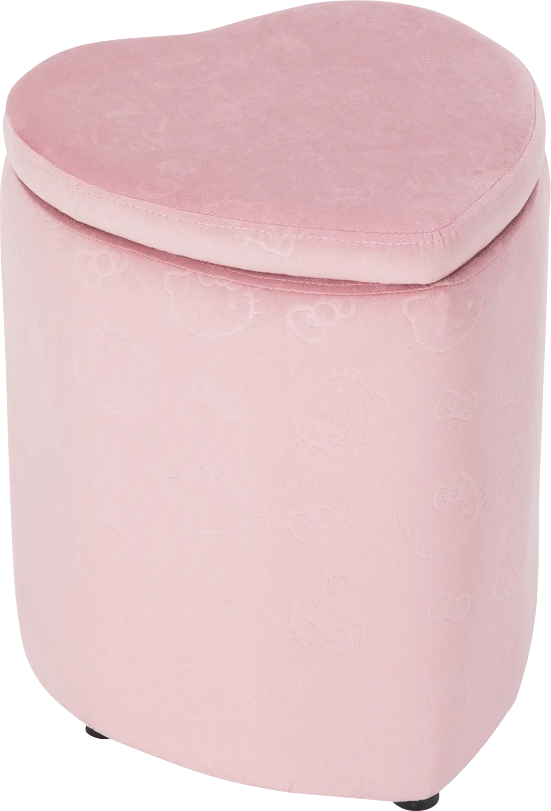Kids Hello Kitty Pink Vanity Ottoman