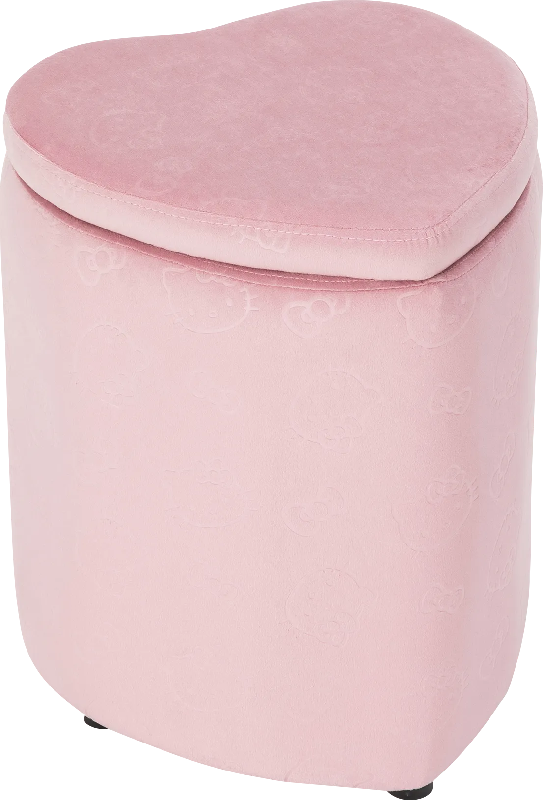 Kids Hello Kitty Pink Vanity Ottoman - Image 1