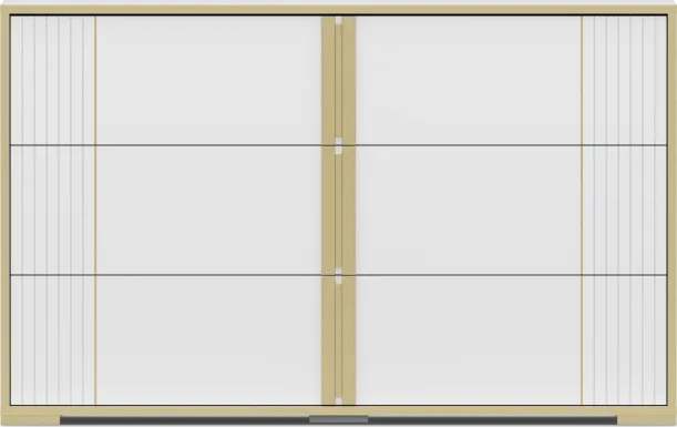 Kids Valentina White Dresser