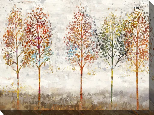 Tree Stand Beige Indoor/Outdoor Wall Art