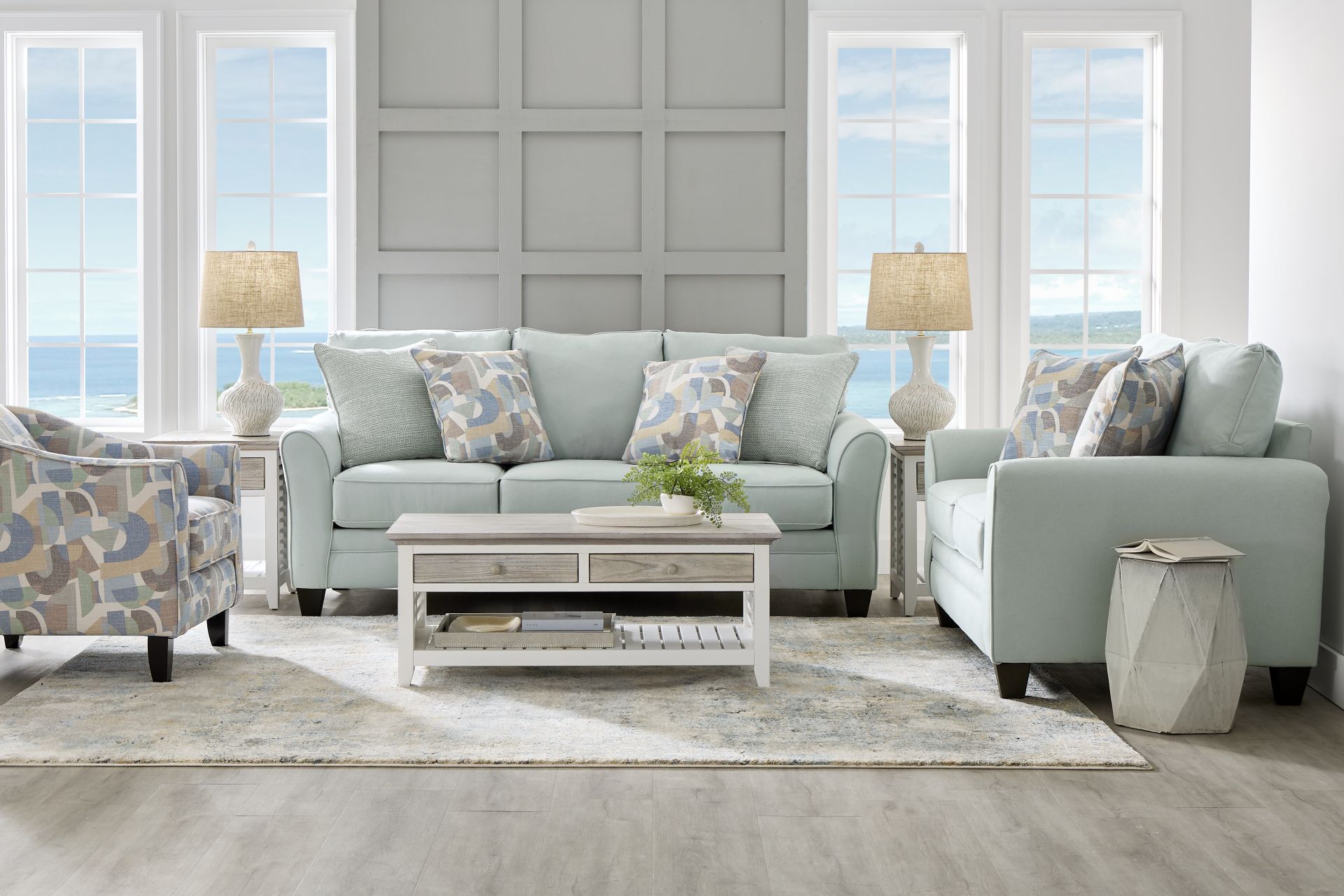 Coralville Arctic 2 Pc Living Room - Image 1