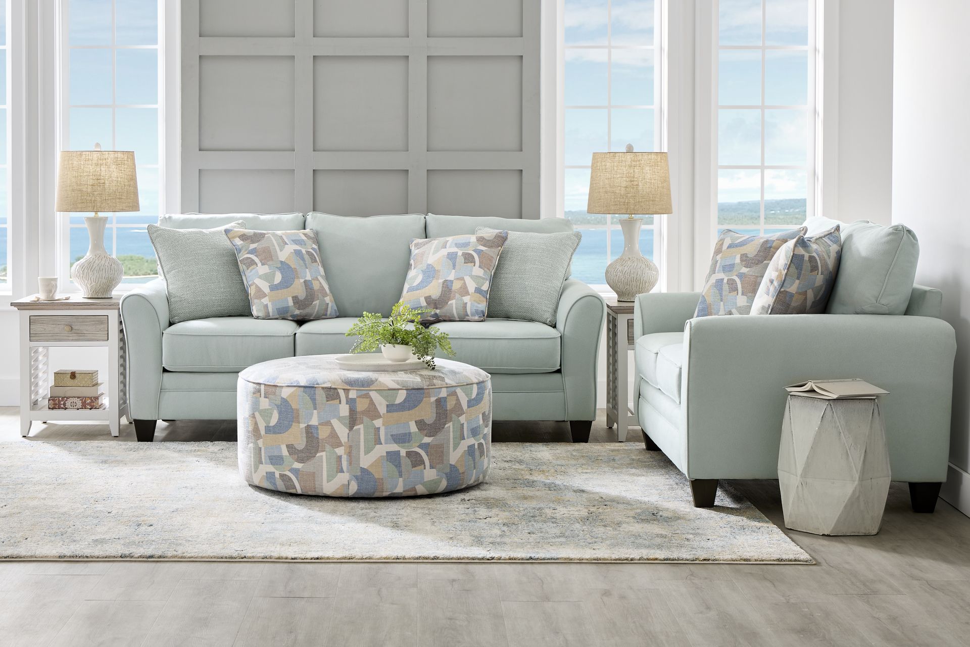 Coralville Arctic 7 Pc Living Room - Image 1
