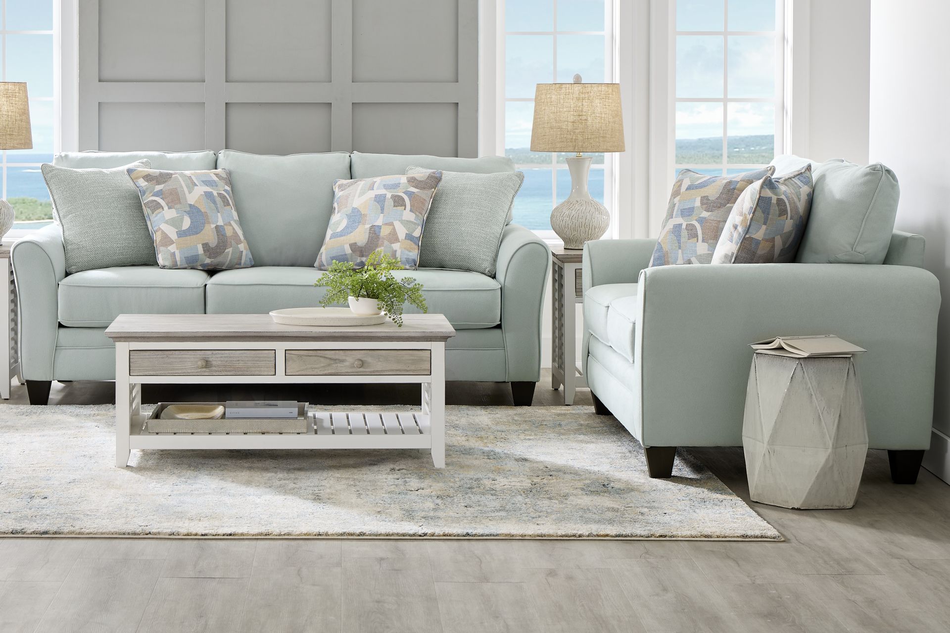 Coralville Arctic 2 Pc Living Room - Image 1