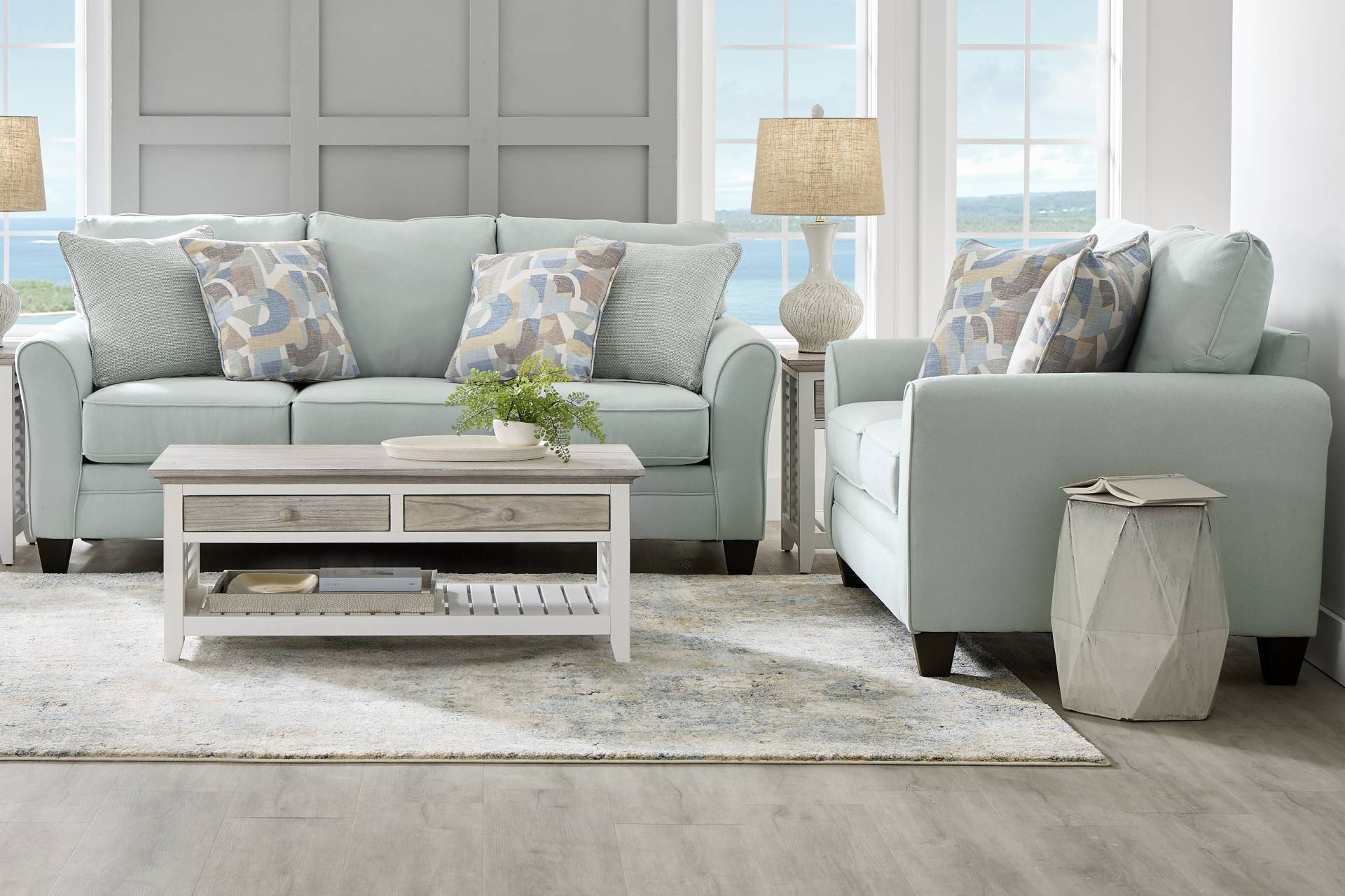 Coralville Arctic 5 Pc Living Room full room