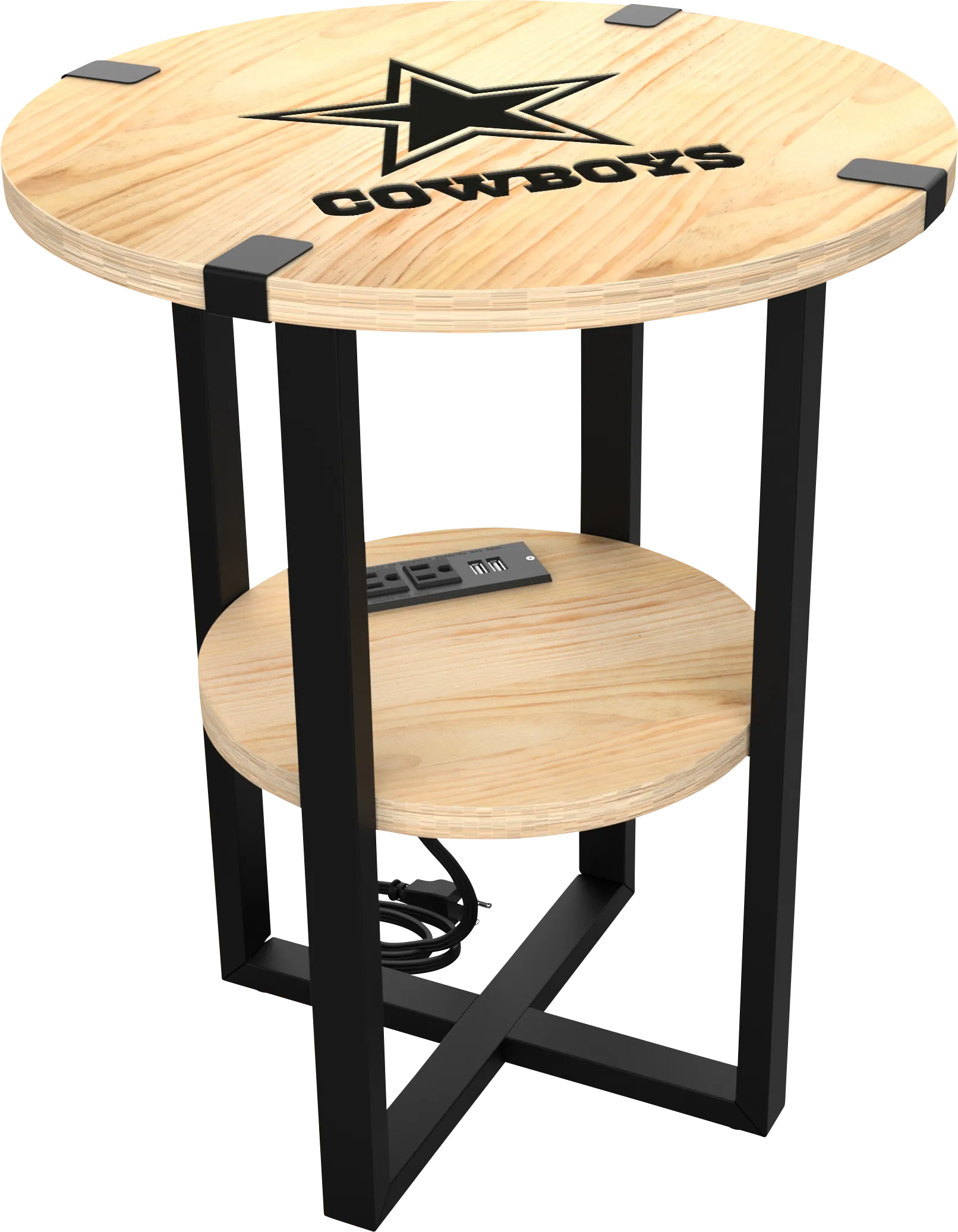 Dallas Cowboys Side Table - Image 1