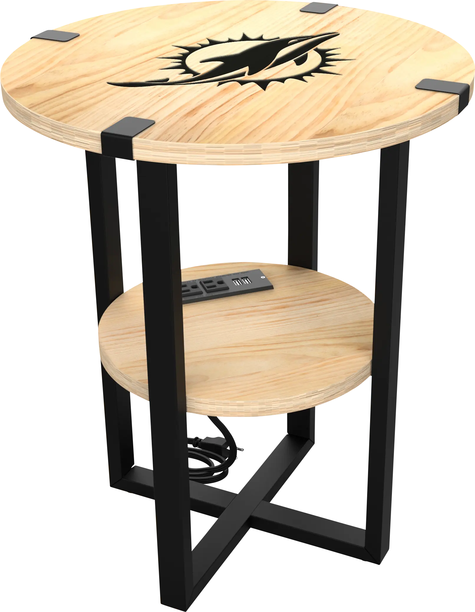 Miami Dolphins Side Table