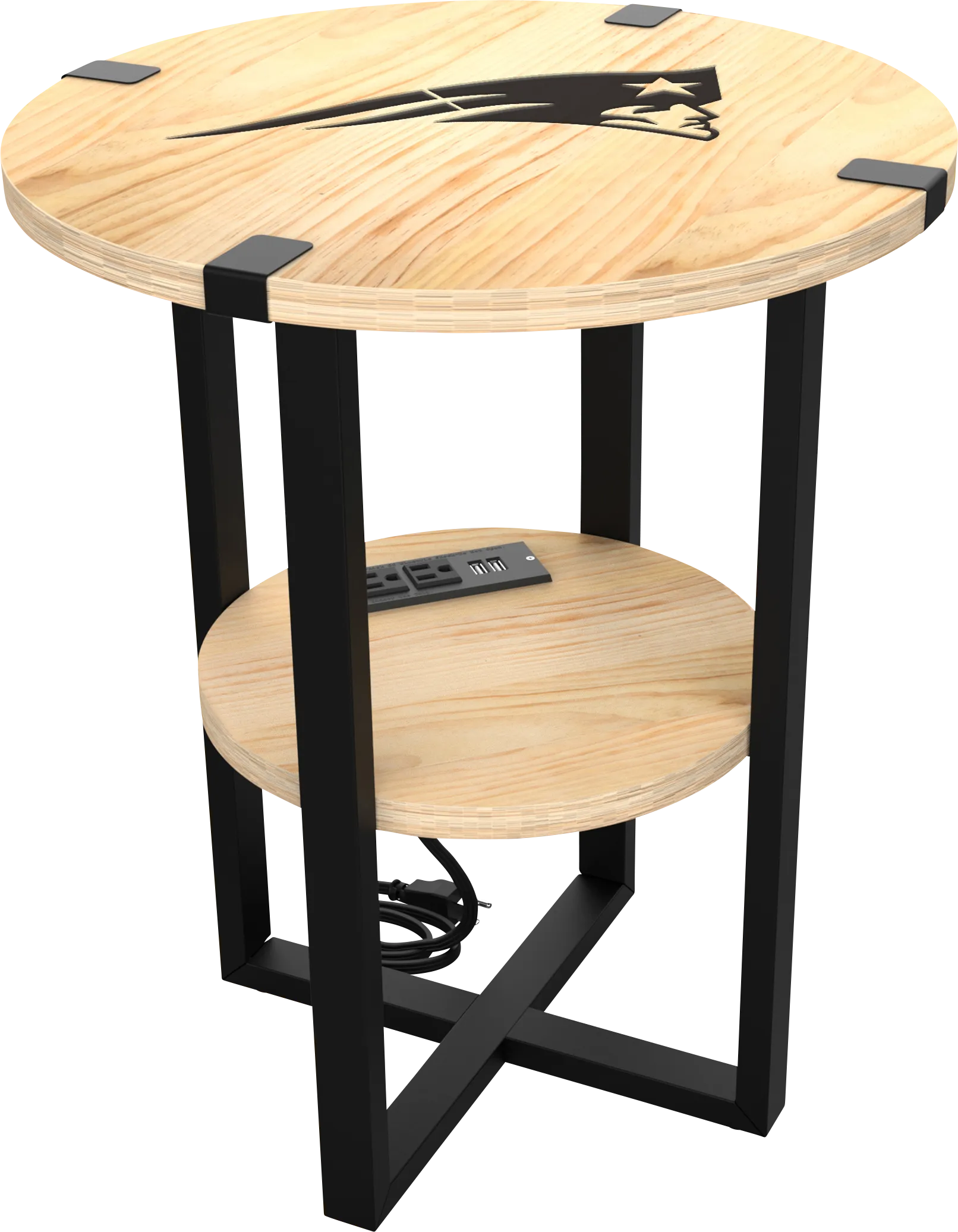 New England Patriots Side Table - Image 1
