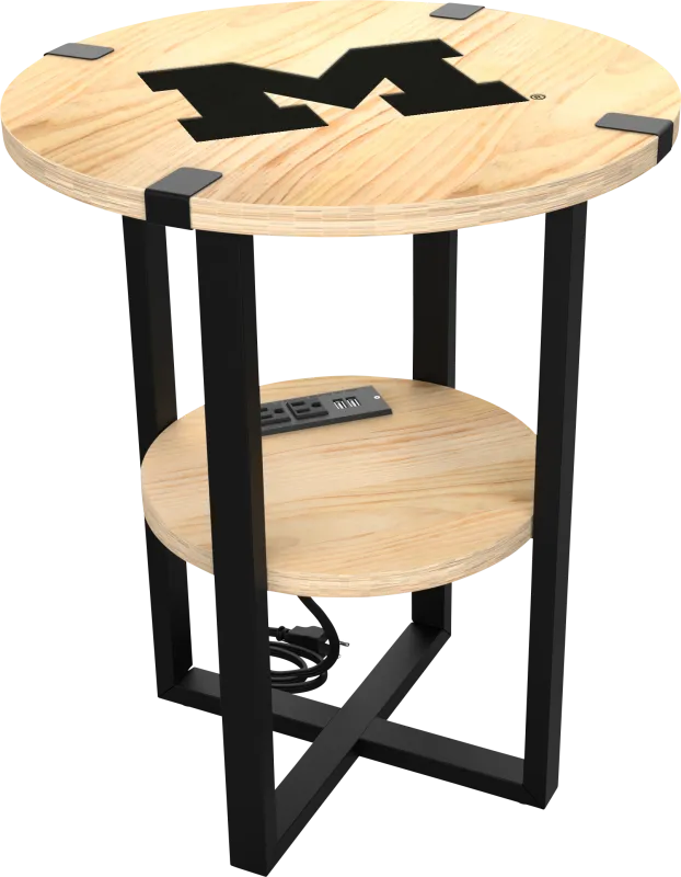 University of Michigan Side Table