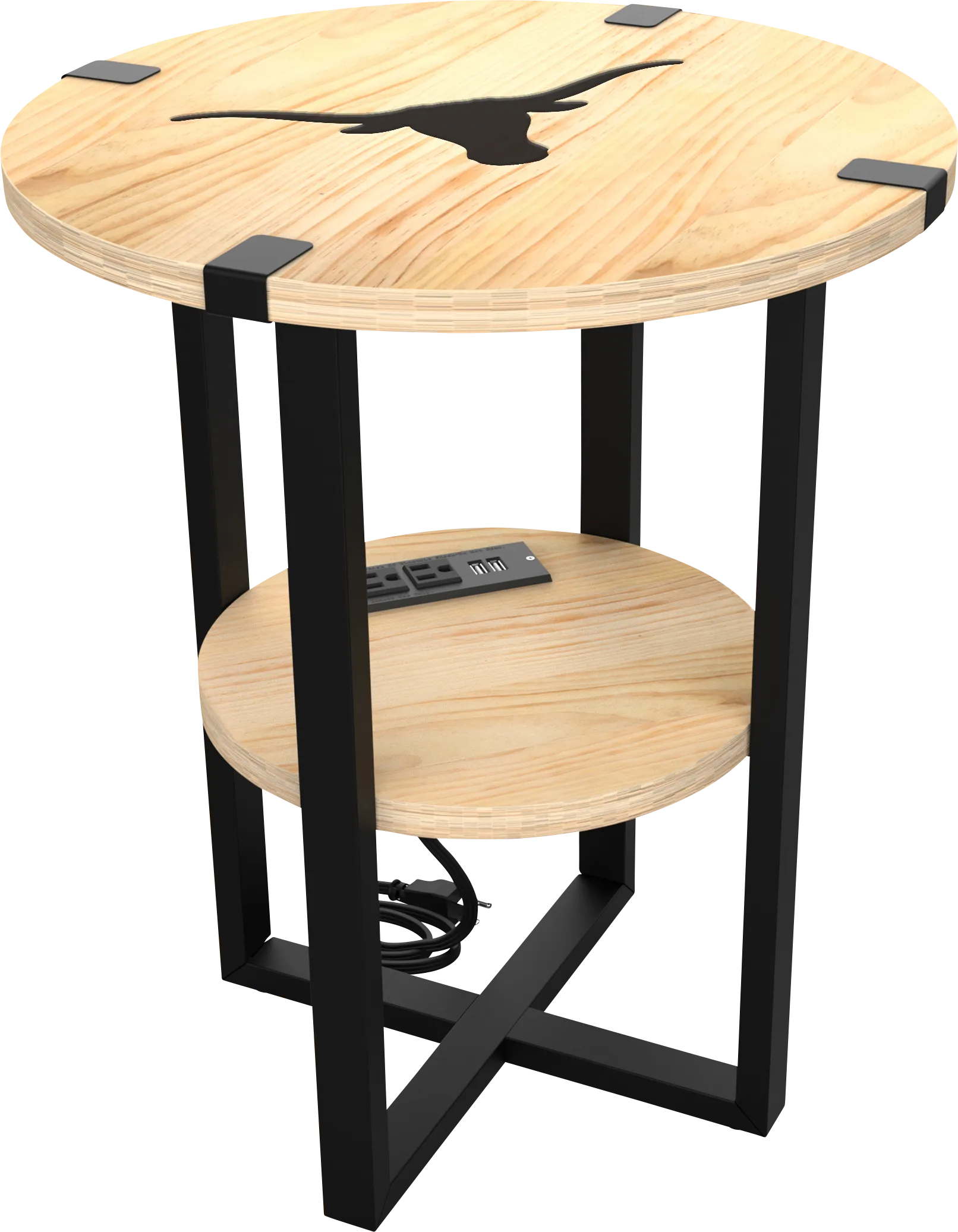 University of Texas Side Table - Thumbnail - Image 1
