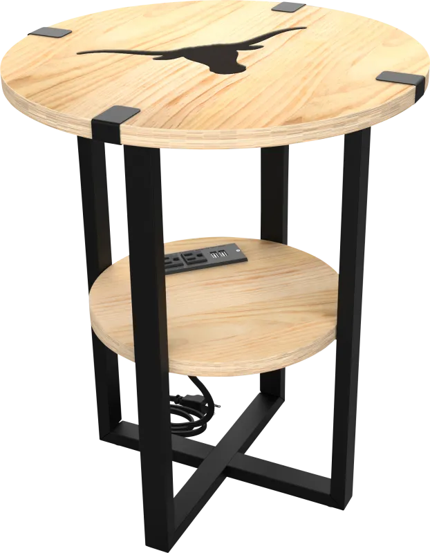 University of Texas Side Table