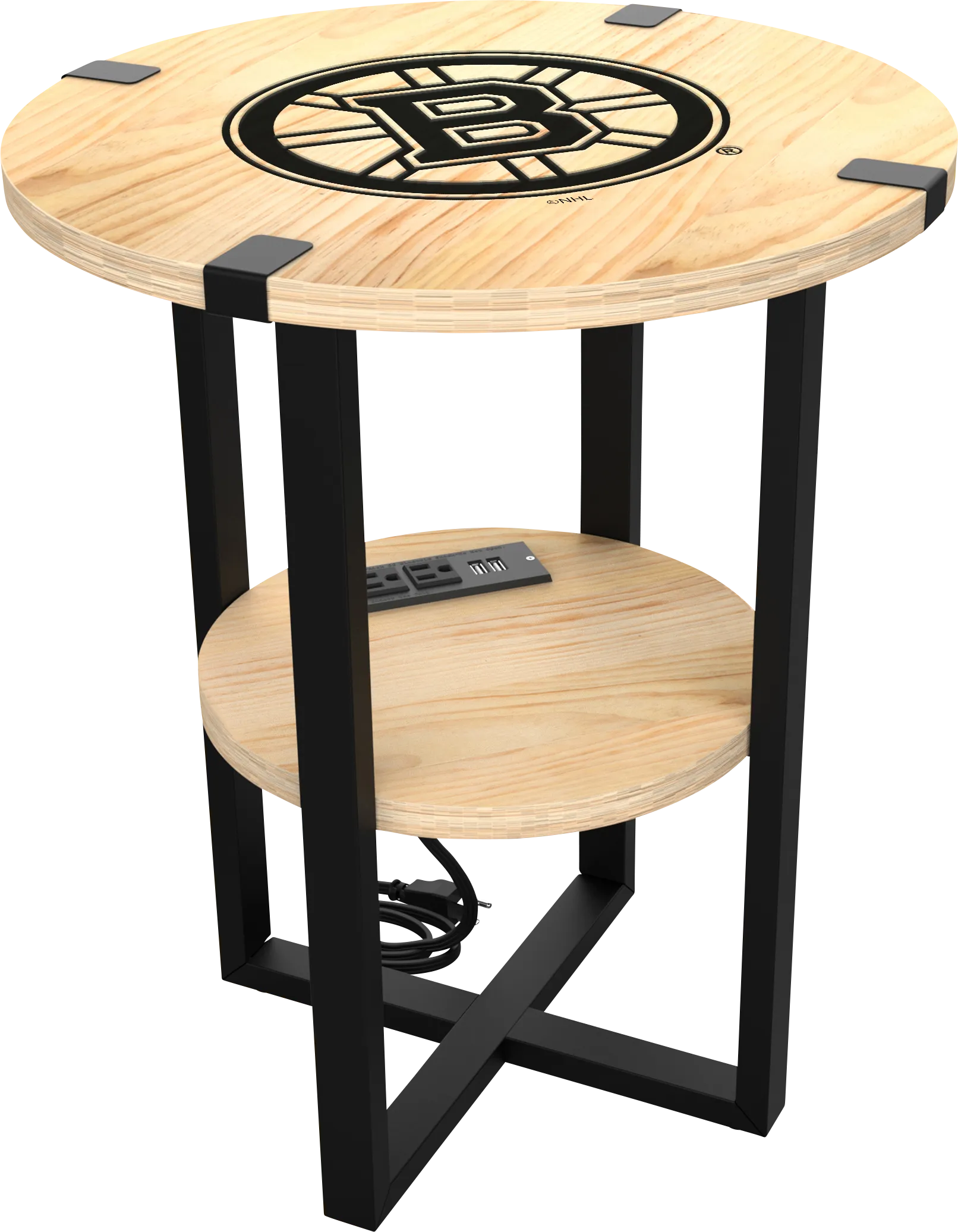 Boston Bruins Side Table - Image 1