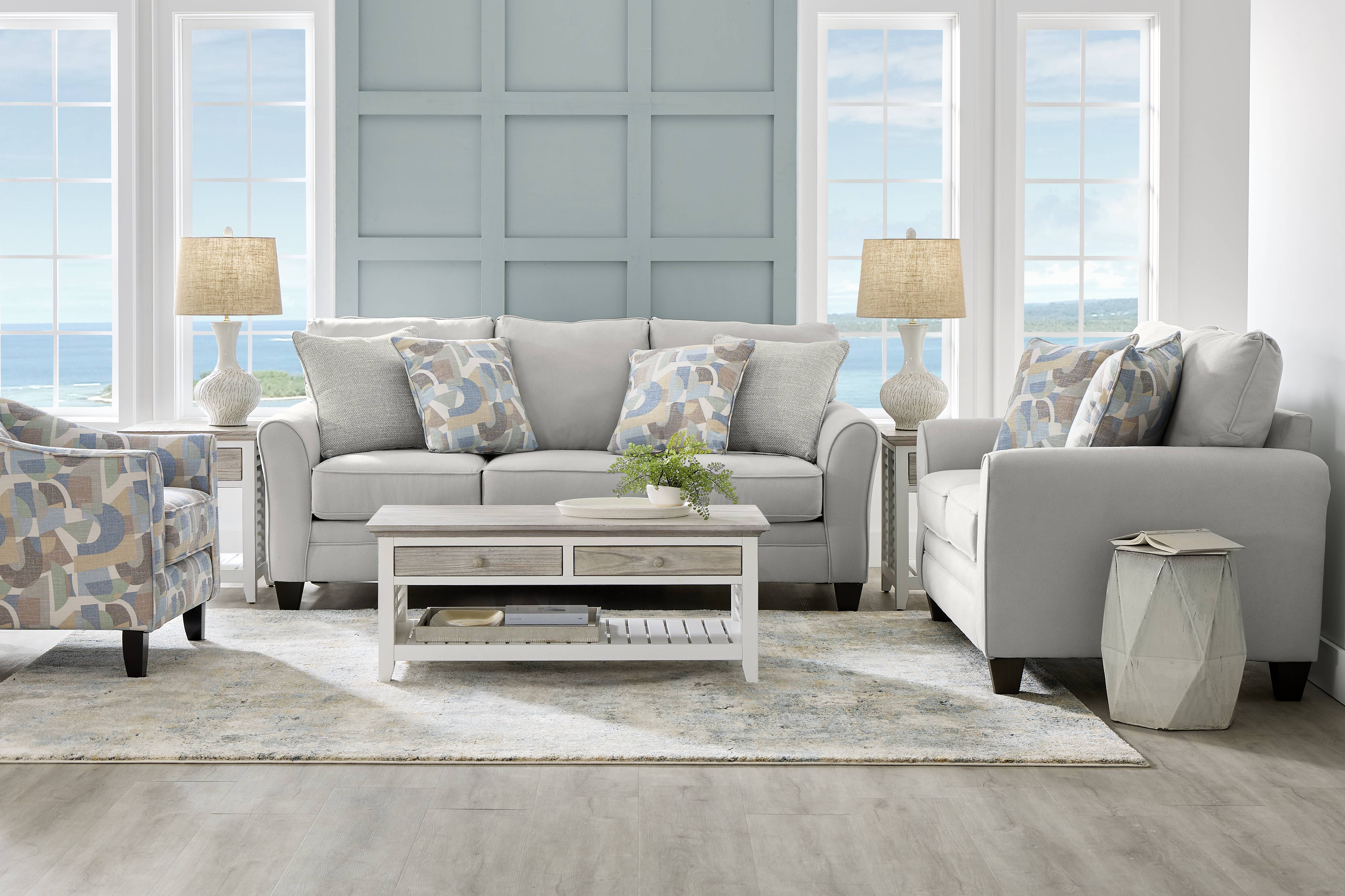 Coralville Gray Sofa - Thumbnail - Image 2