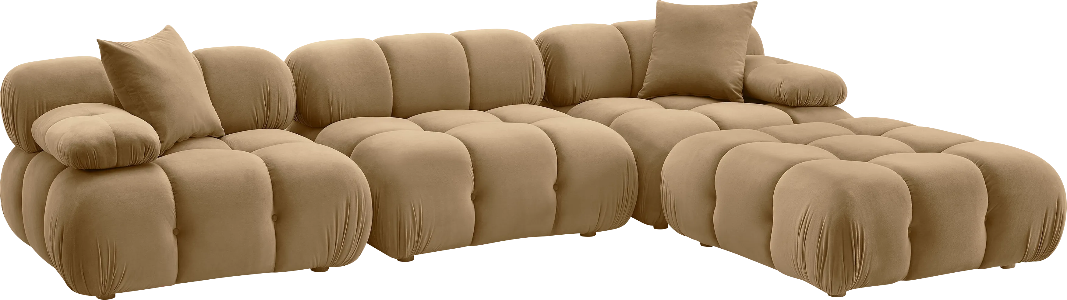 Crianza Brown 4 Pc Sectional