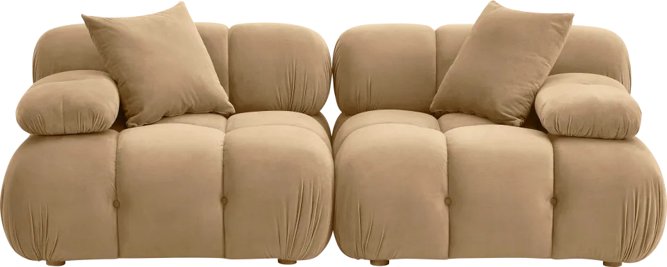 Crianza Brown Loveseat