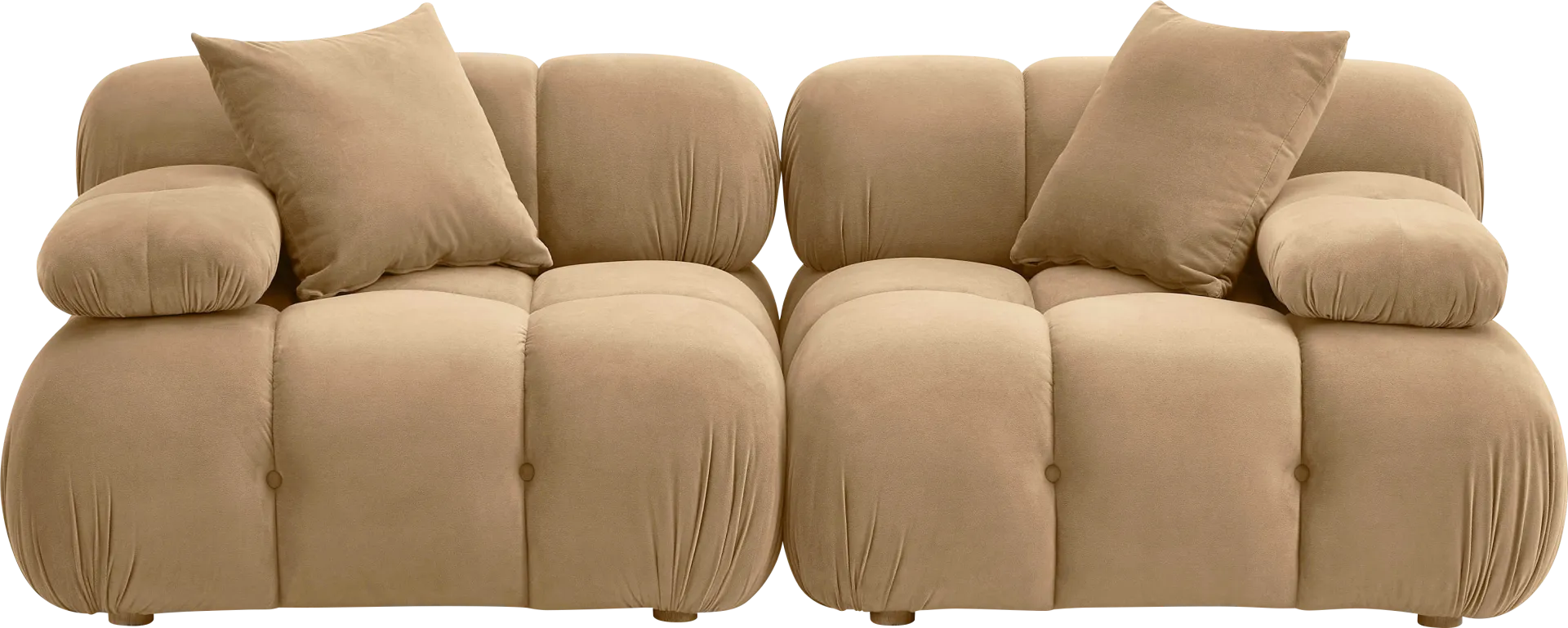 Crianza Brown Loveseat - Image 1