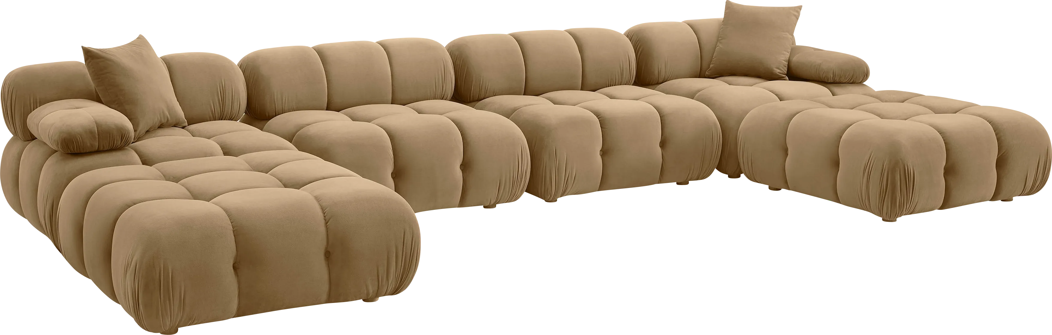 Crianza Brown 6 Pc Sectional