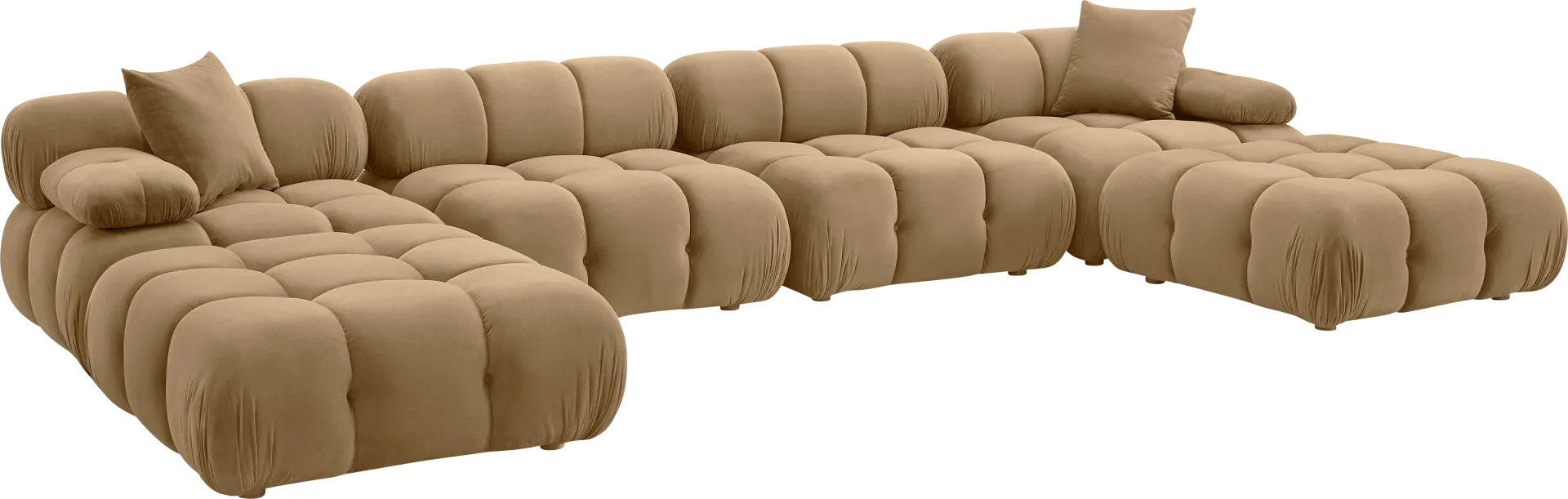 Crianza Brown 6 Pc Sectional - Image 1