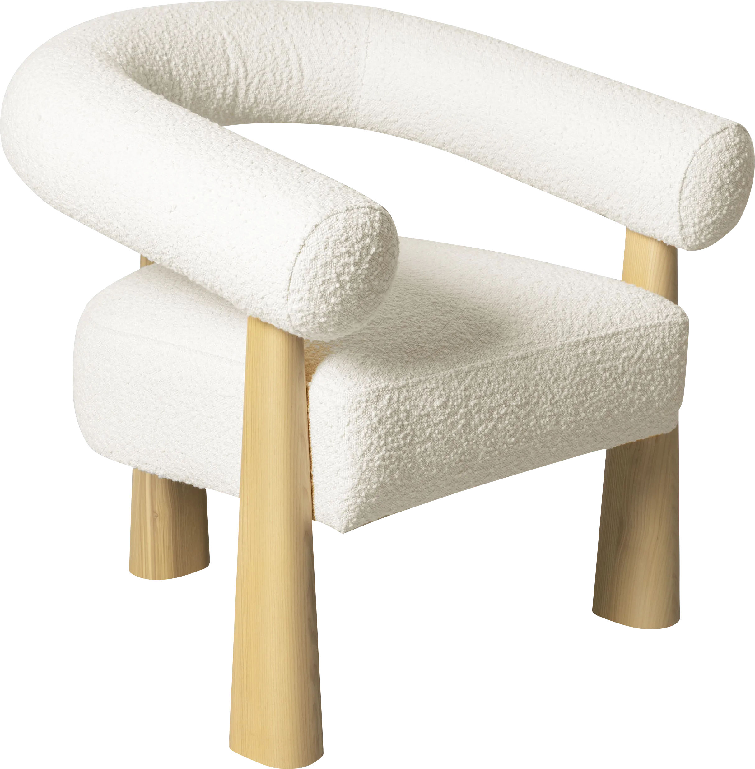 Calewood Cream Accent Chair - Thumbnail - Image 1