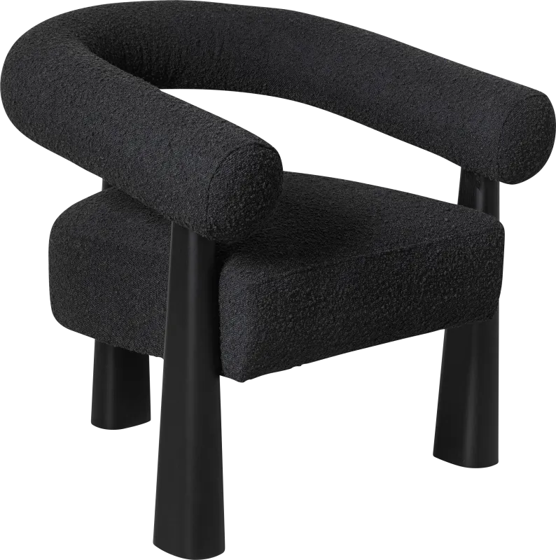 Calewood Black Accent Chair