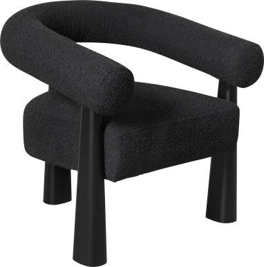 Calewood Black Accent Chair