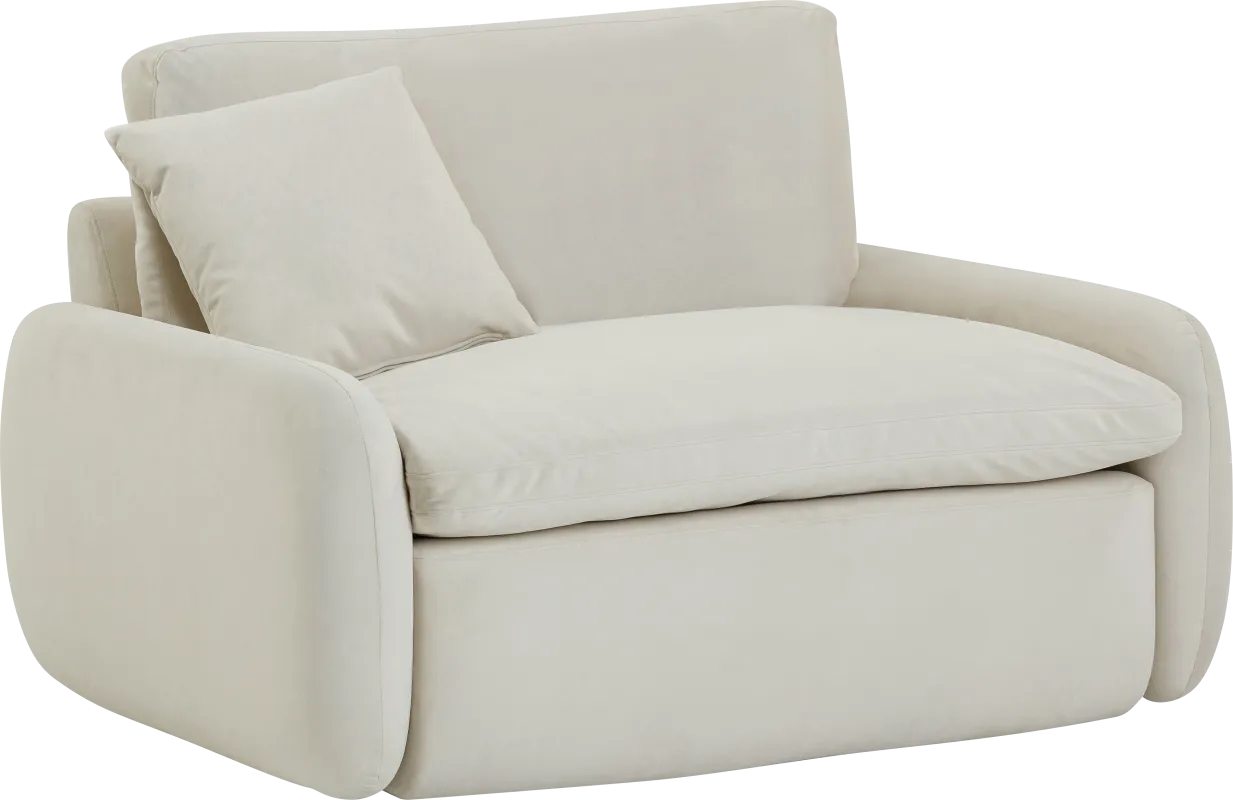 Halleluia Cream Accent Chair