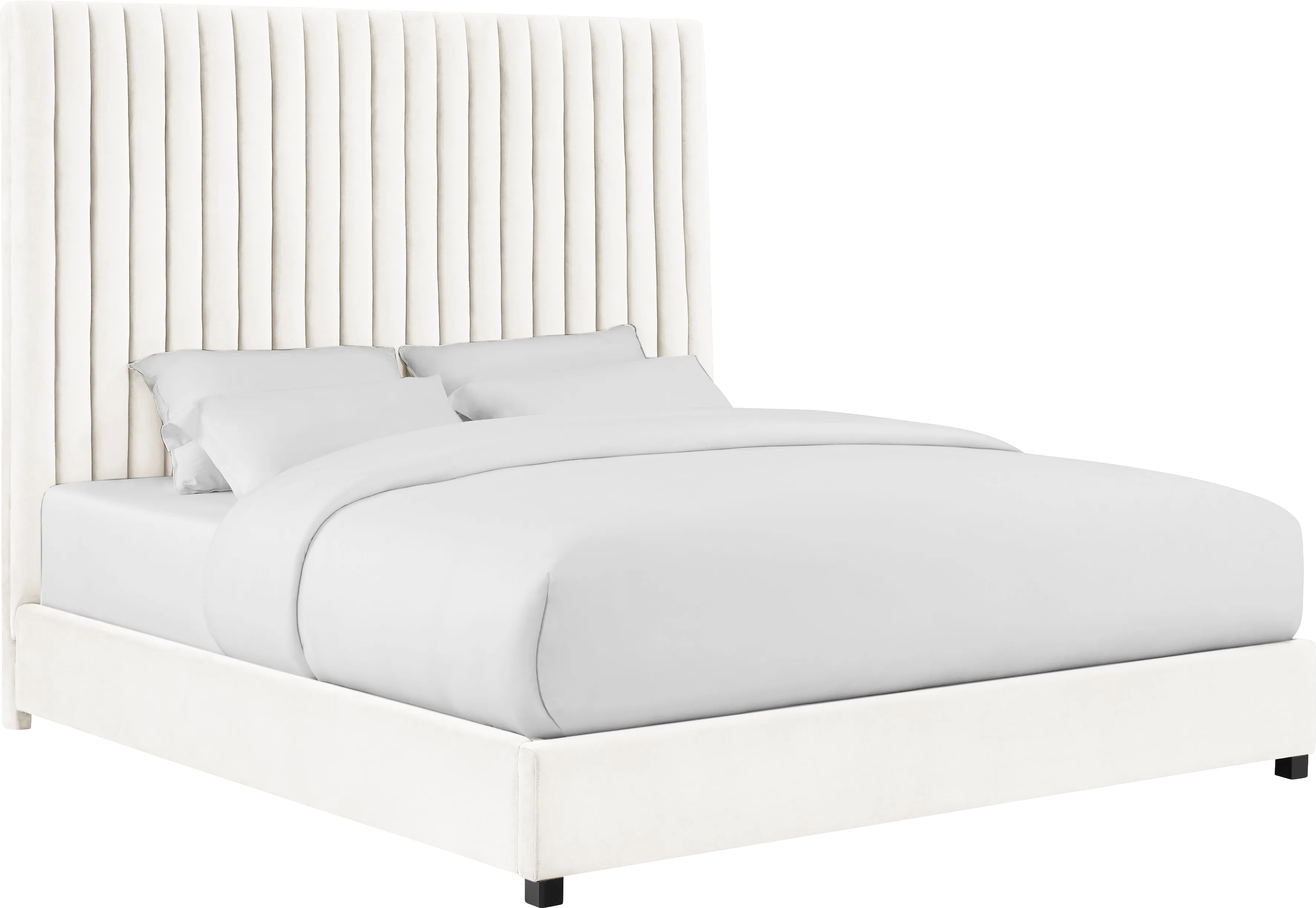 Beechbank White Queen Bed - Thumbnail - Image 1
