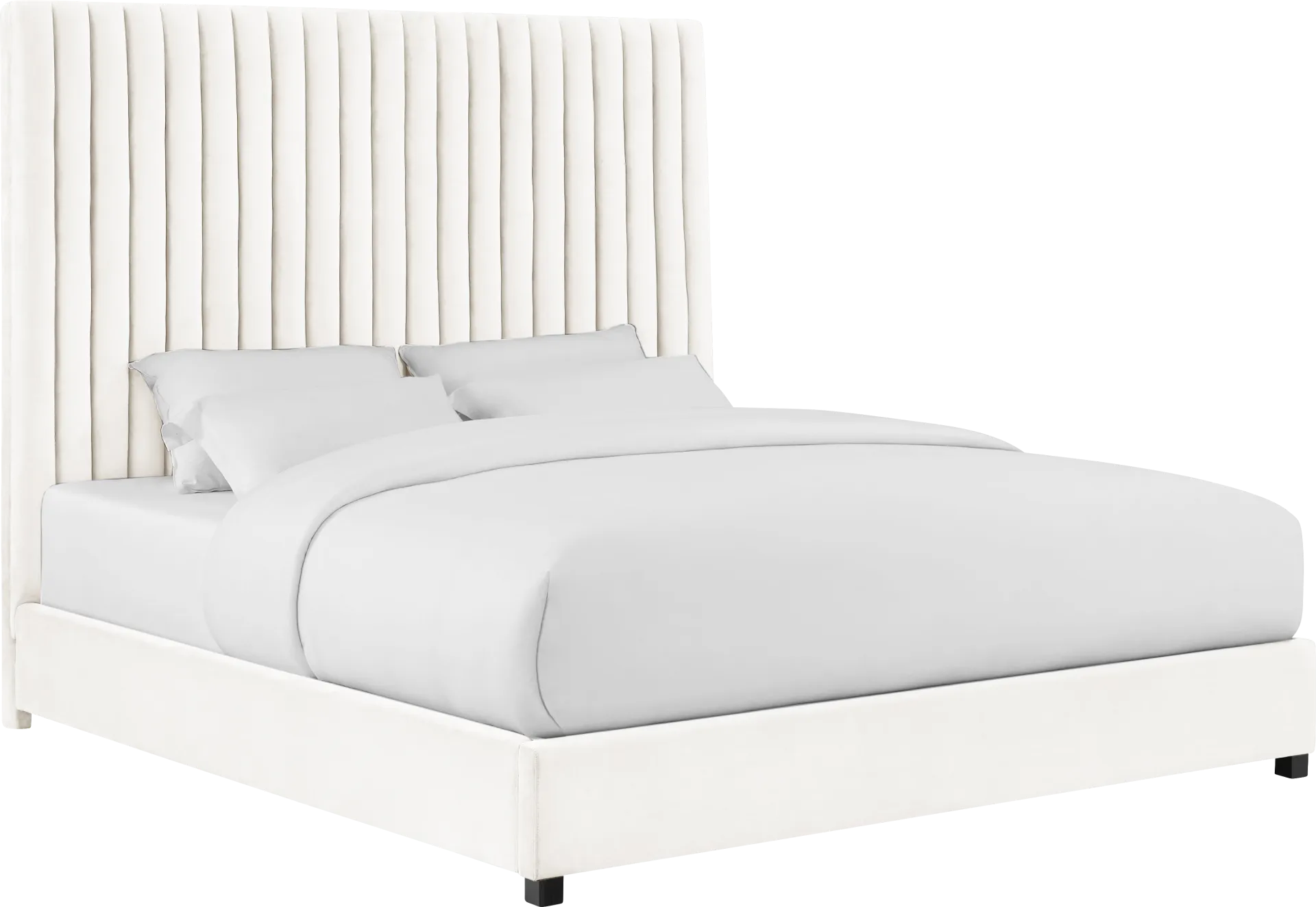 Beechbank White King Bed - Image 1