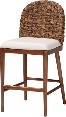 Brouilly Brown Counter Stool