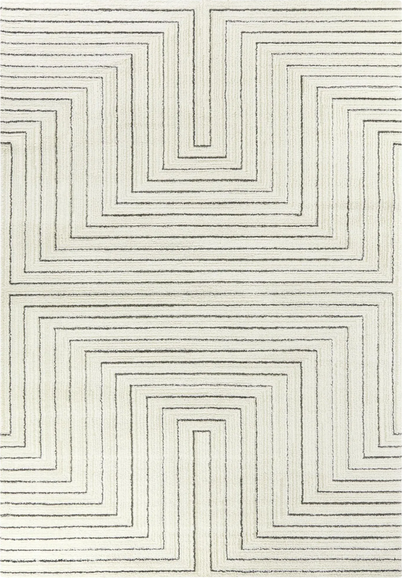Acee Cream 4'4 x 6' Area Rug