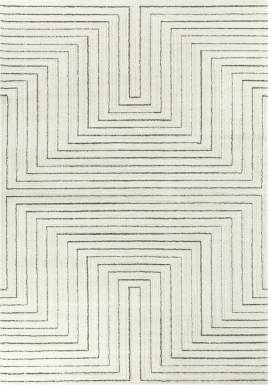Acee Cream 4'4 x 6' Area Rug