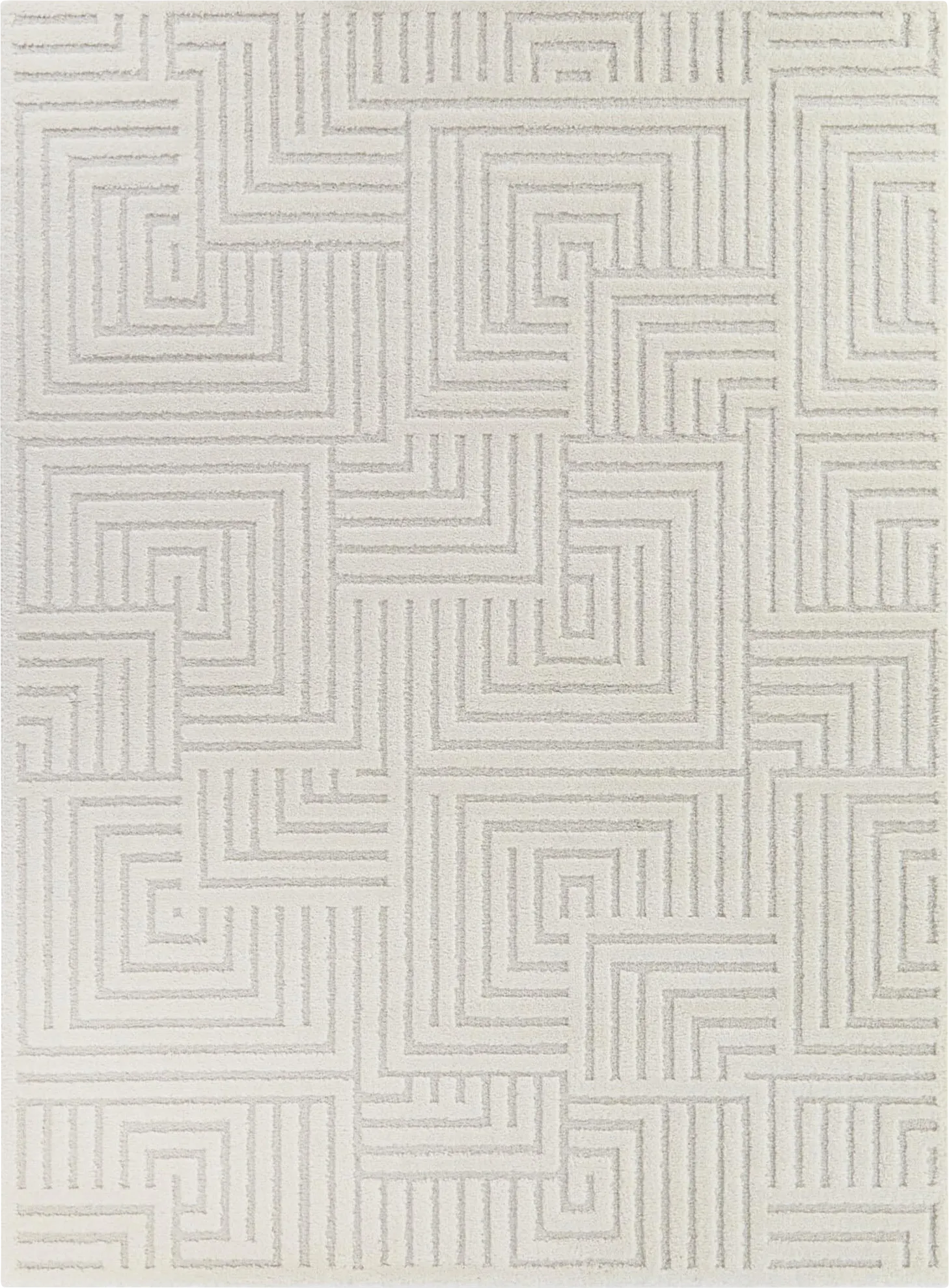 Thorm Cream 7'10 x 10' Area Rug - Image 1