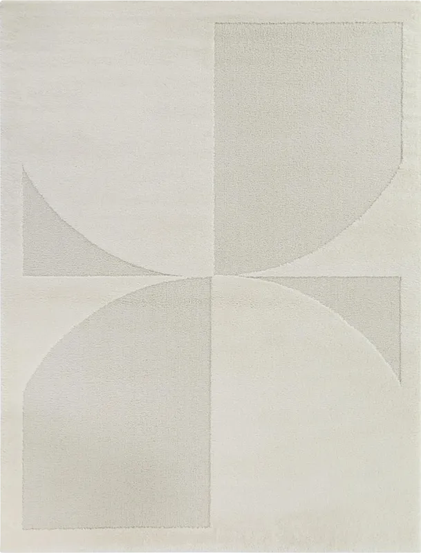 Cabbyge Cream 7'10 x 10' Area Rug