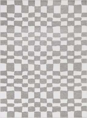 Dianyle Gray 5'3 x 7' Area Rug