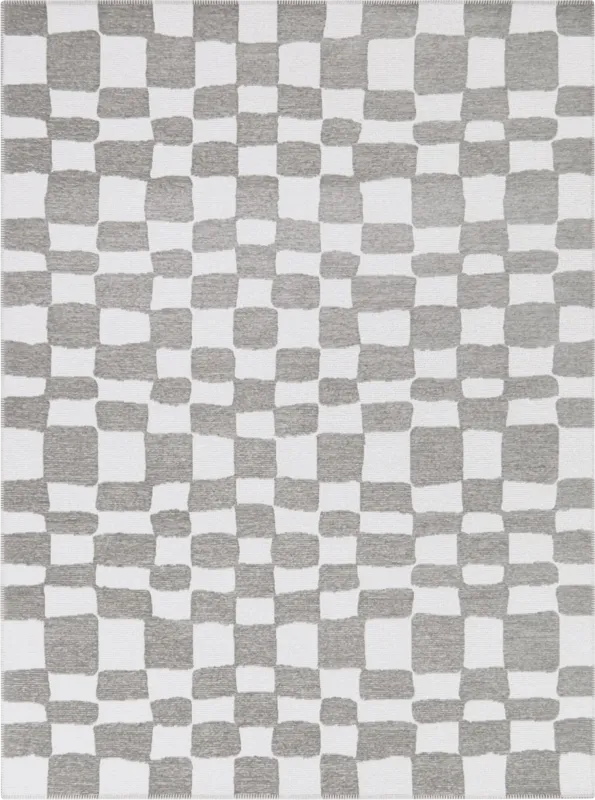 Dianyle Gray 5'3 x 7' Area Rug