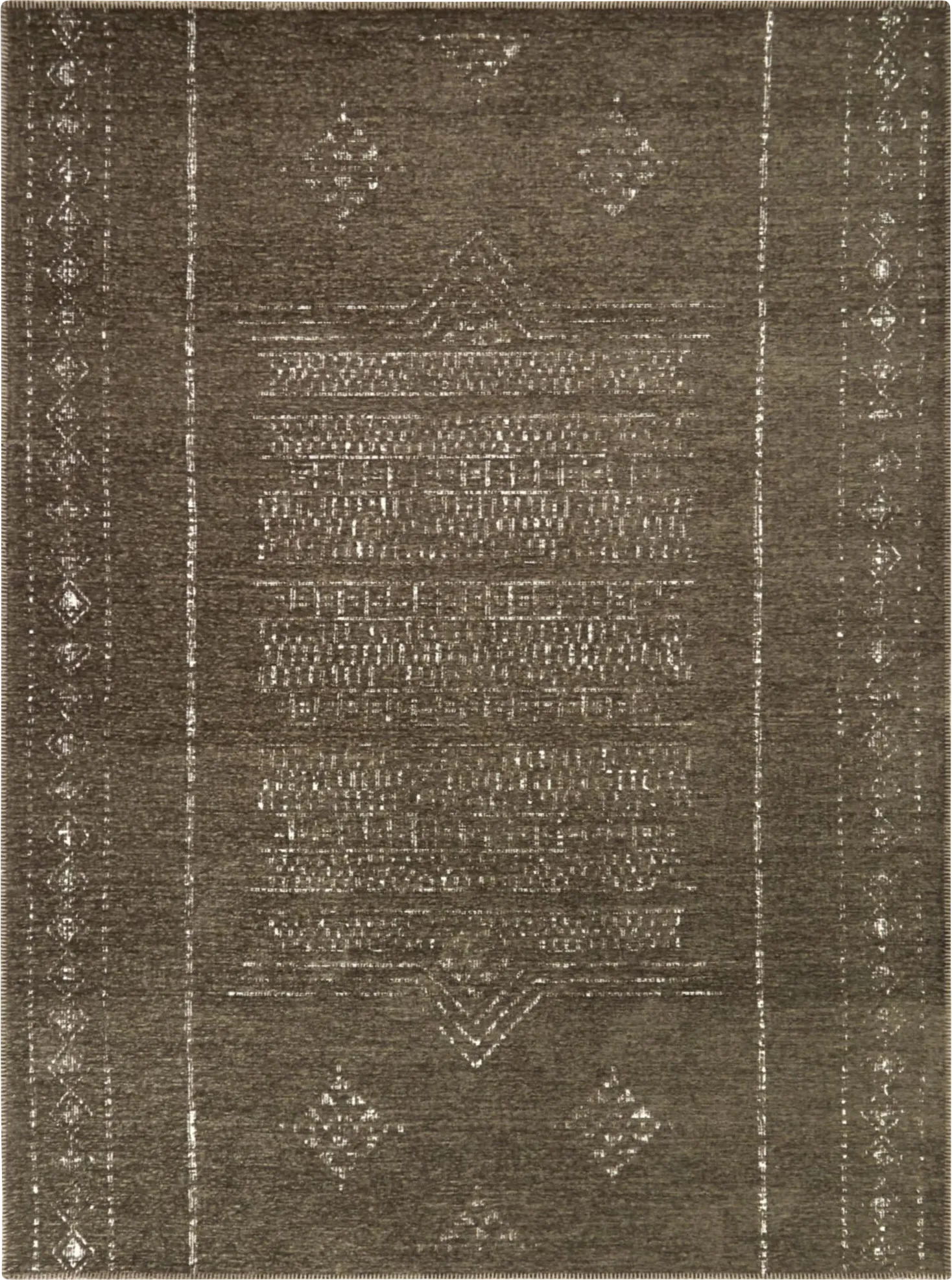 Adrol Brown 7'10 x 10' Area Rug - Thumbnail - Image 1