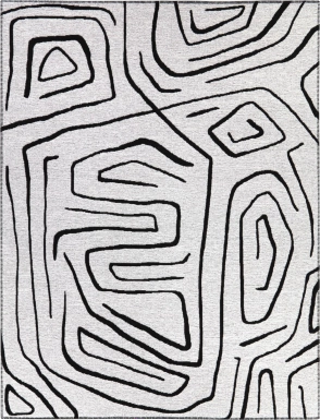 Steledon White 7'10 x 10' Area Rug