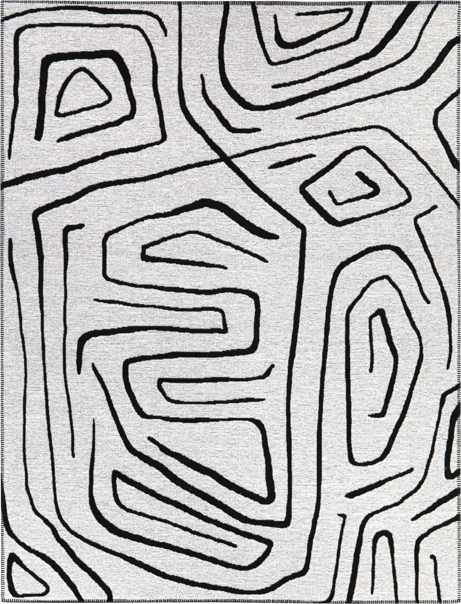 Steledon White 5'3 x 7' Area Rug
