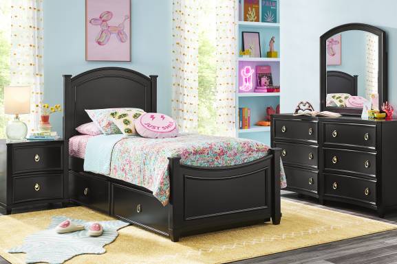 Kids Jaclyn Lane Black Dresser