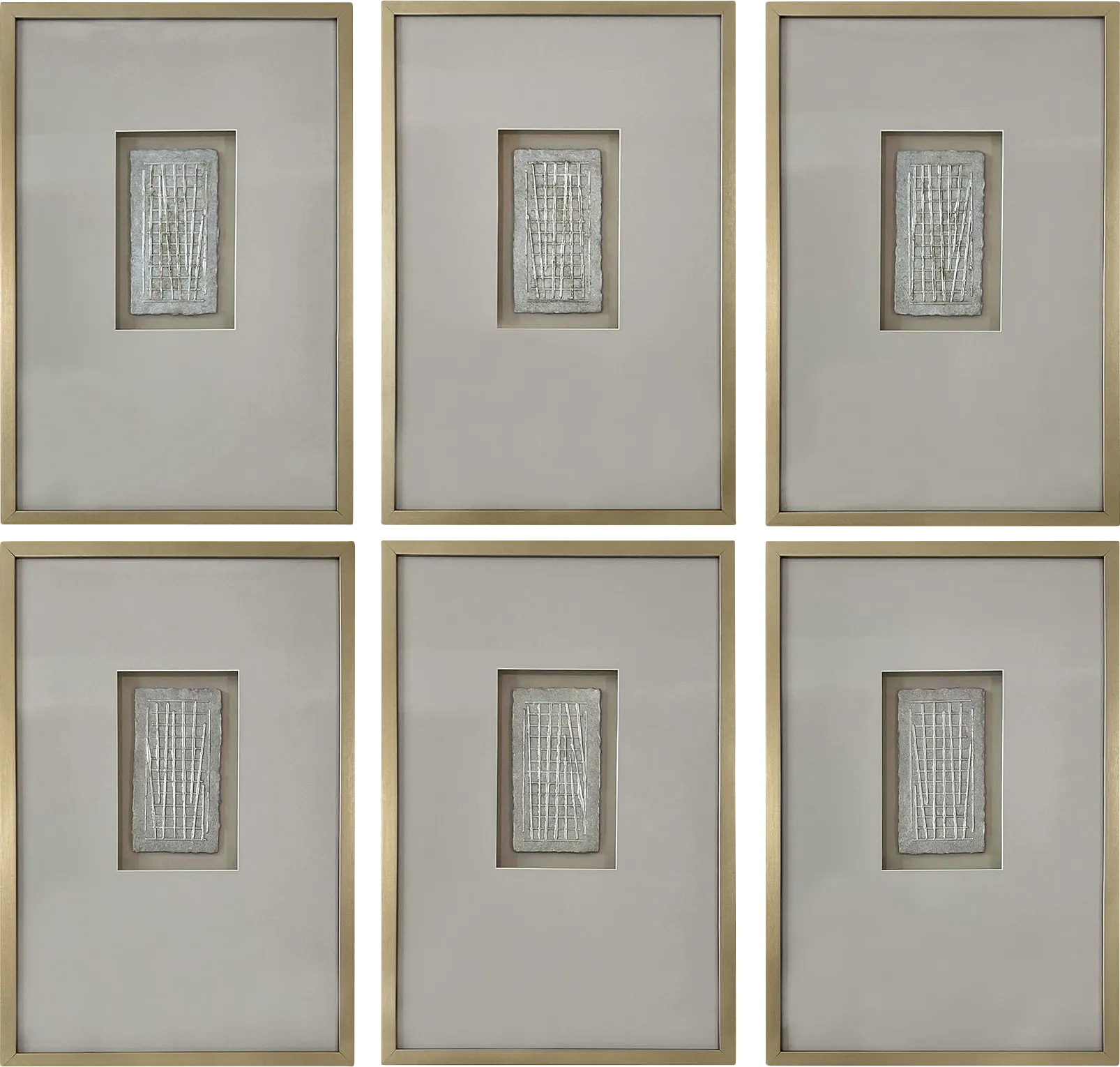 Kelliwood Brown Artwork, Set of 6 - Thumbnail - Image 1