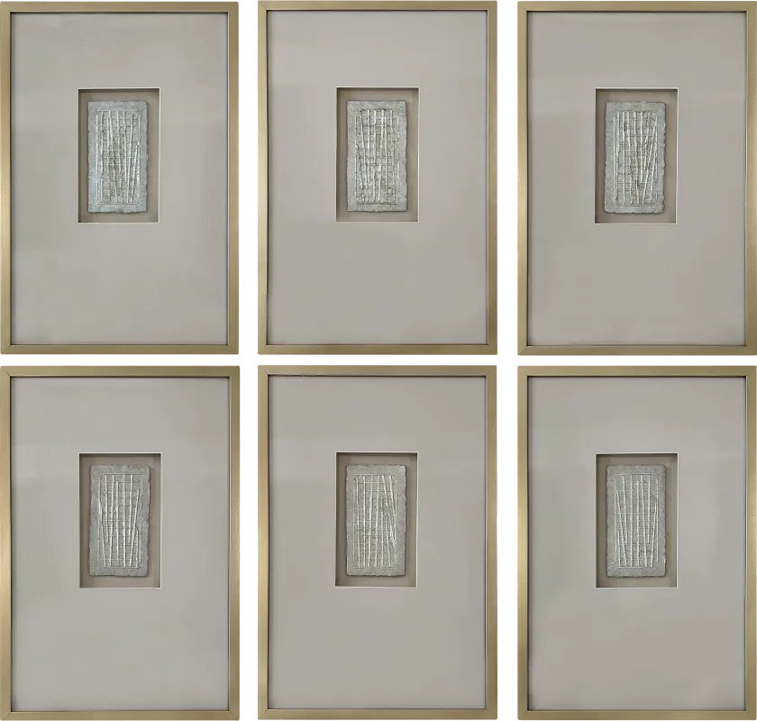 Kelliwood Brown Artwork, Set of 6