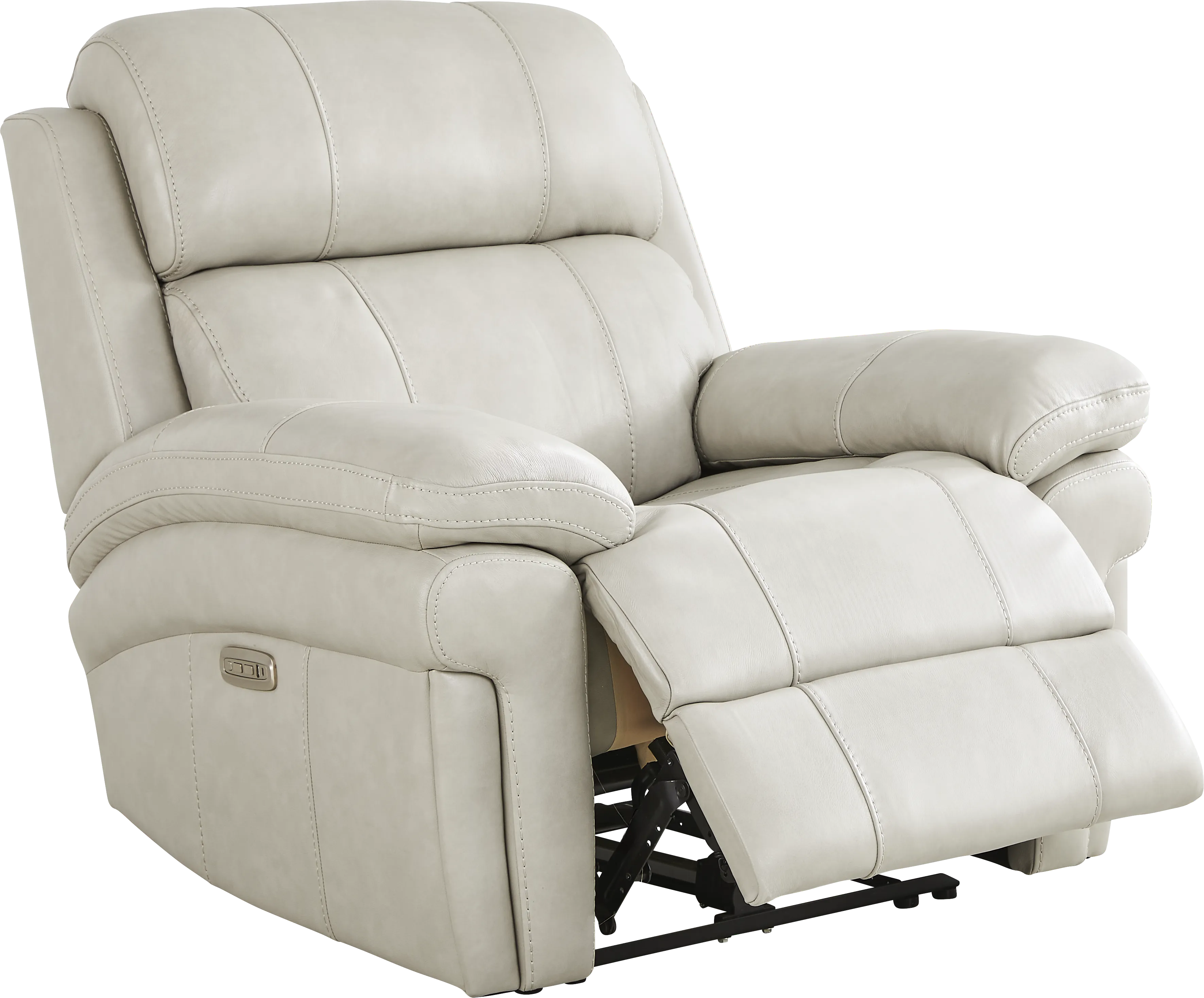 Trevino Lane Gray Leather 8 Pc Dual Power Reclining Living Room with Reclining Sofa - Thumbnail - Image 9
