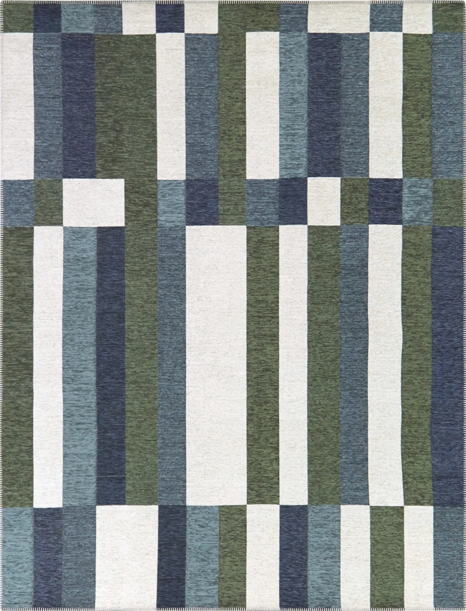 Thath Blue 5'3 x 7' Rug - Image 1