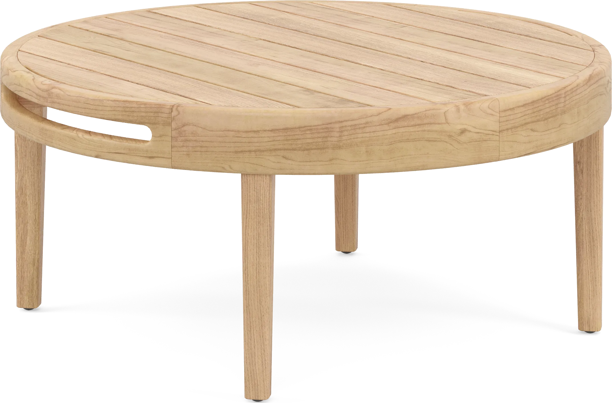 Riva Blonde 5 Pc Outdoor Loveseat Seating Set with Dove Cushions - Thumbnail - Image 6