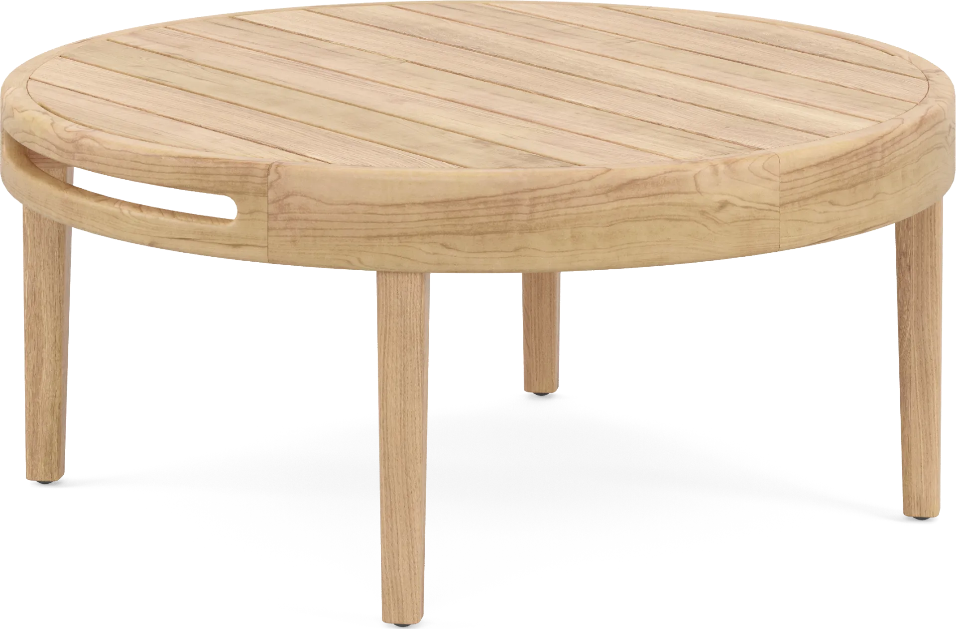 Riva Blonde 5 Pc Outdoor Loveseat Seating Set with Dove Cushions - Image 6