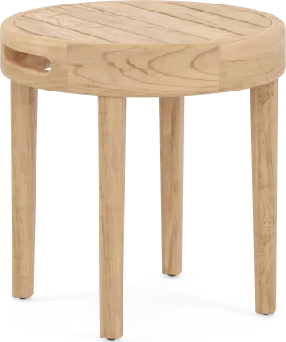 Riva Blonde Outdoor End Table